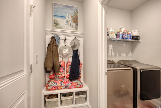 160 Juniata Loop, Little River, SC 29566 - washroom with washing machine and clothes dryer