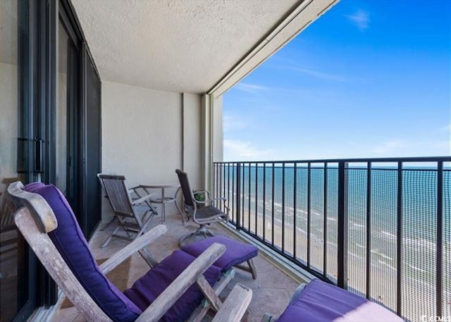 10200 Beach Club Dr Unit 16F, Myrtle Beach, SC 29572 - balcony featuring a water view