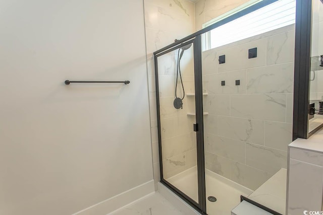 1514 Saw Palmetto St, North Myrtle Beach, SC 29582 - full bath with a stall shower and marble finish flooring