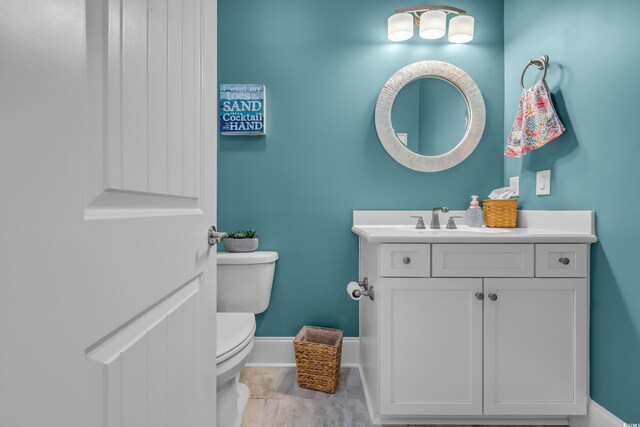 2336 Tidewatch Way N, Myrtle Beach, SC 29582 - half bathroom featuring toilet and vanity