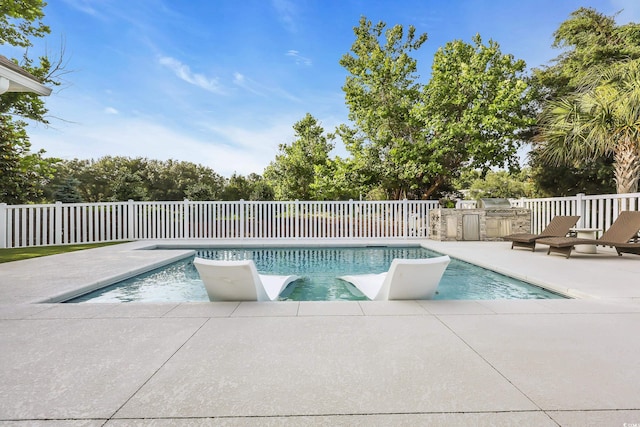 2336 Tidewatch Way N, Myrtle Beach, SC 29582 - view of swimming pool featuring exterior kitchen and a patio