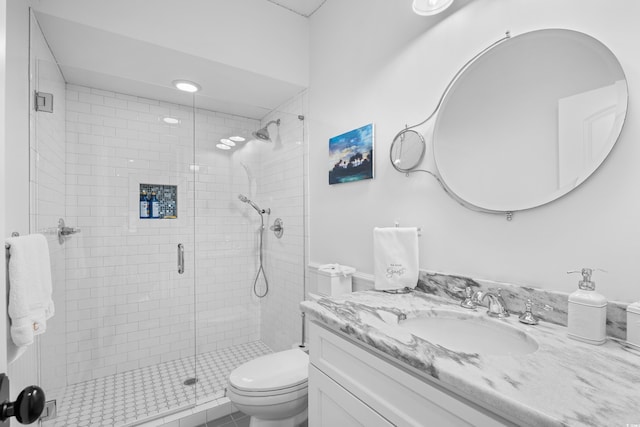 155 Preservation Cir, Pawleys Island, SC 29585 - full bathroom with vanity and a shower stall