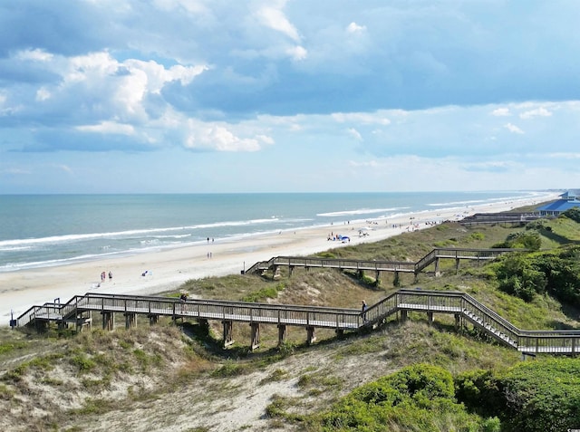 155 Preservation Cir, Pawleys Island, SC 29585 - bird's eye view of expansive beach