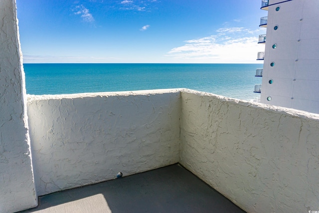 2001 S Ocean Blvd S Unit 1302, Myrtle Beach, SC 29577 - balcony featuring a water view