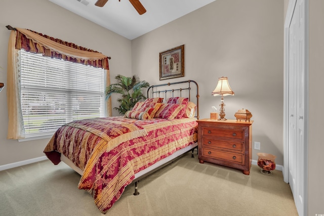 327 Trestle Way, Conway, SC 29526 - carpeted bedroom featuring baseboards and ceiling fan