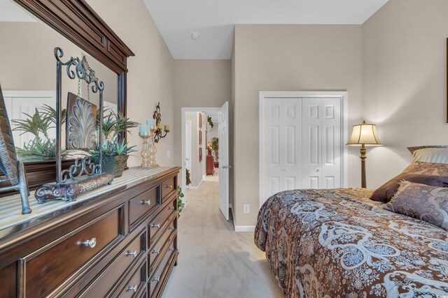 327 Trestle Way, Conway, SC 29526 - bedroom with light colored carpet and a closet