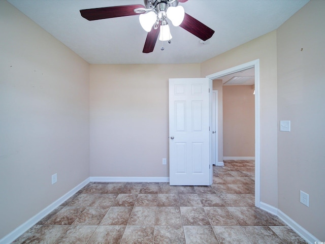 708 Shenanigan Loop, Murrells Inlet, SC 29576 - spare room with a ceiling fan and baseboards