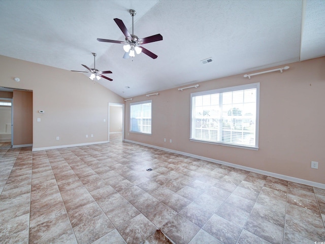 708 Shenanigan Loop, Murrells Inlet, SC 29576 - unfurnished room with a ceiling fan and lofted ceiling