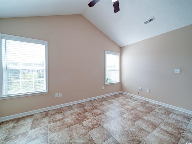 708 Shenanigan Loop, Murrells Inlet, SC 29576 - unfurnished room featuring lofted ceiling and a ceiling fan