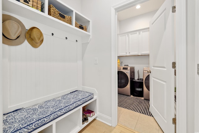 6304 Chadderton Cir, Myrtle Beach, SC 29579 - mudroom with recessed lighting and washer and clothes dryer