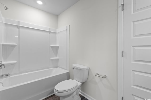 623 Harrison Mill St Unit 623, Myrtle Beach, SC 29579 - full bath featuring bathing tub / shower combination, recessed lighting, and wood finished floors