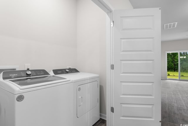 623 Harrison Mill St Unit 623, Myrtle Beach, SC 29579 - laundry room with separate washer and dryer and wood finished floors