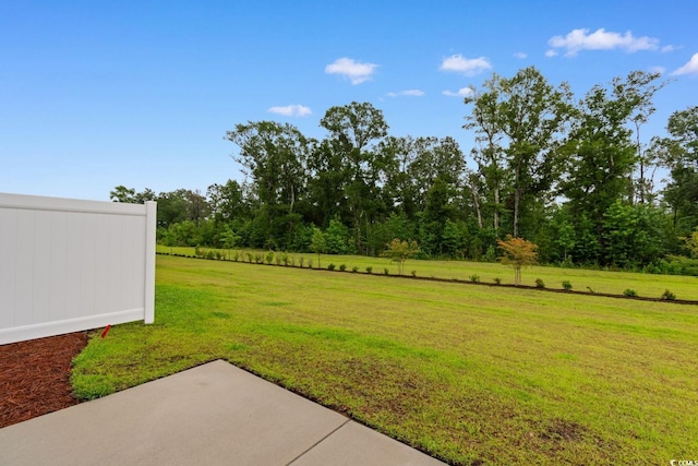 623 Harrison Mill St Unit 623, Myrtle Beach, SC 29579 - view of green lawn with a patio and a view of rural / pastoral area