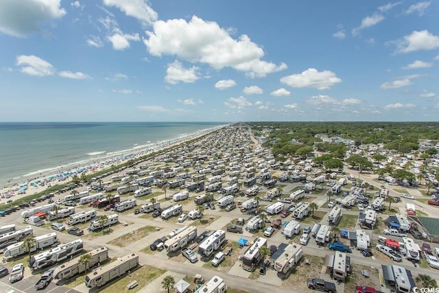 5905 S Kings Hwy Unit 1414, Myrtle Beach, SC 29575 - drone / aerial view of waterfront with a beach