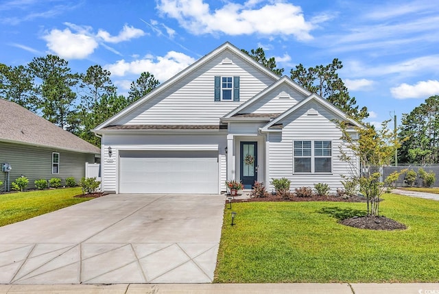 520 Cattle Drive Cir, Myrtle Beach, SC 29588 - view of front facade with concrete driveway and an attached garage