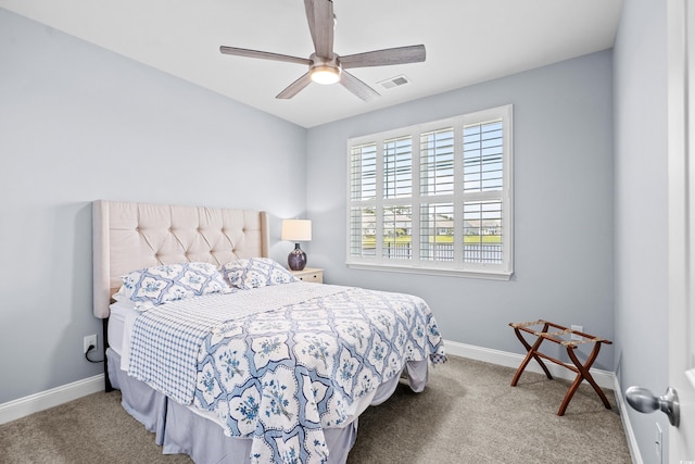 215 Kendrick St, Little River, SC 29566 - bedroom with carpet floors and a ceiling fan