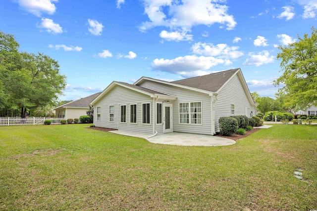 4554 Fringetree Dr, Murrells Inlet, SC 29576 - rear view of house with a patio and a shingled roof