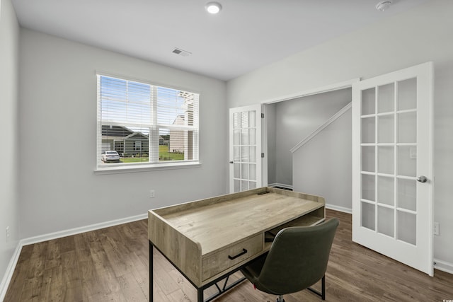 2106 Ainsley Dr, Little River, SC 29566 - office area featuring wood finished floors
