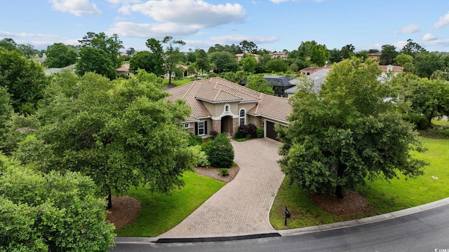 7961 San Marcello Dr, Myrtle Beach, SC 29579 - view from above of property featuring a tree filled landscape
