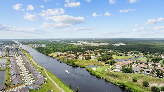 7961 San Marcello Dr, Myrtle Beach, SC 29579 - aerial view of residential area featuring a nearby body of water