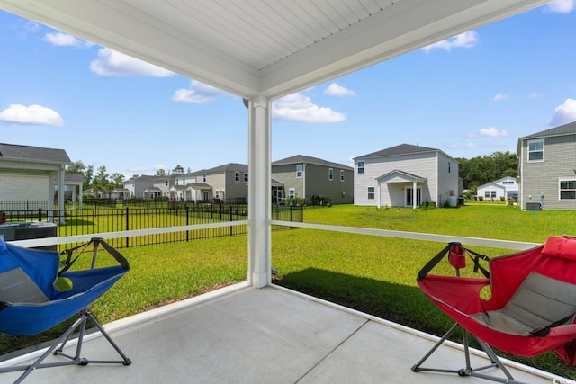 1029 Saltgrass Way, Myrtle Beach, SC 29588 - view of patio / terrace featuring a residential view