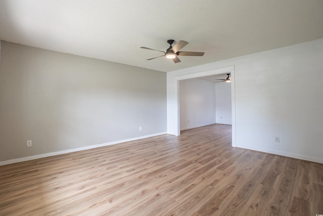 1897 Mossberg Dr, Sumter, SC 29150 - unfurnished room featuring ceiling fan and light wood-style flooring