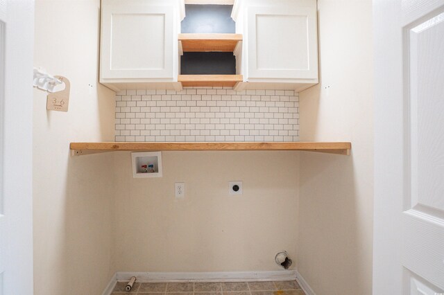 1897 Mossberg Dr, Sumter, SC 29150 - laundry area with electric dryer hookup, cabinet space, and washer hookup