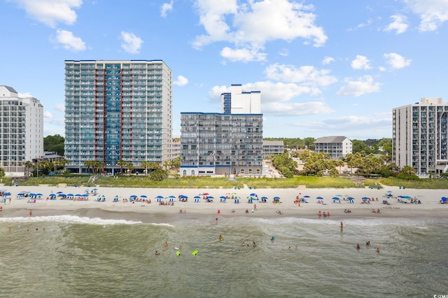 2001 S Ocean Blvd Unit 1405, Myrtle Beach, SC 29577 - water view featuring nearby beach