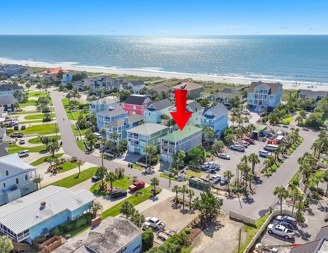 1473 Basin Trl, Murrells Inlet, SC 29576 - bird's eye view of waterfront with a beach