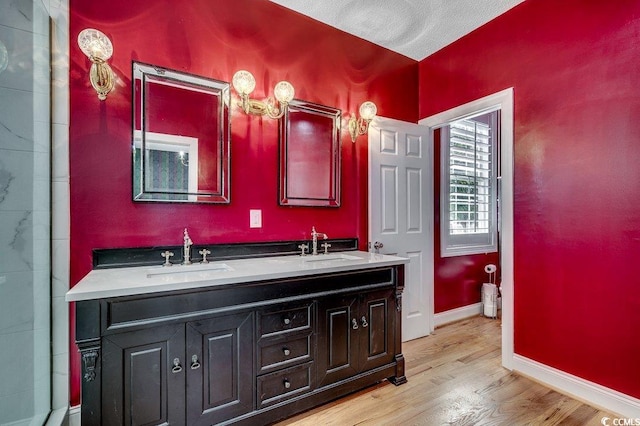 1473 Basin Trl, Murrells Inlet, SC 29576 - bathroom with double vanity and wood finished floors