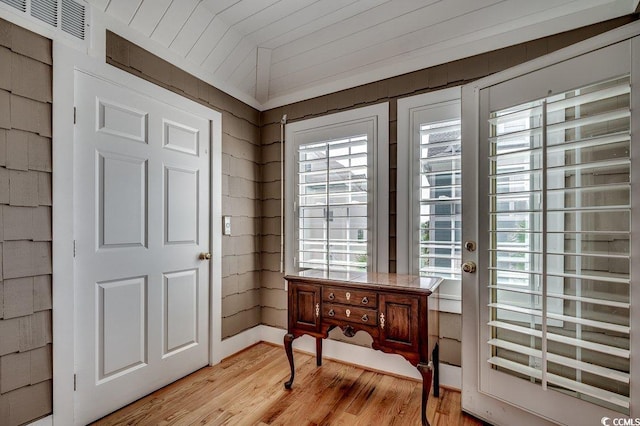 1473 Basin Trl, Murrells Inlet, SC 29576 - entrance foyer featuring light wood finished floors