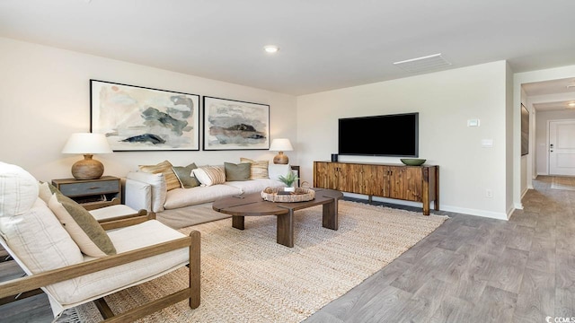 141 Dagger Ct, Myrtle Beach, SC 29588 - living room featuring light wood-style flooring and recessed lighting