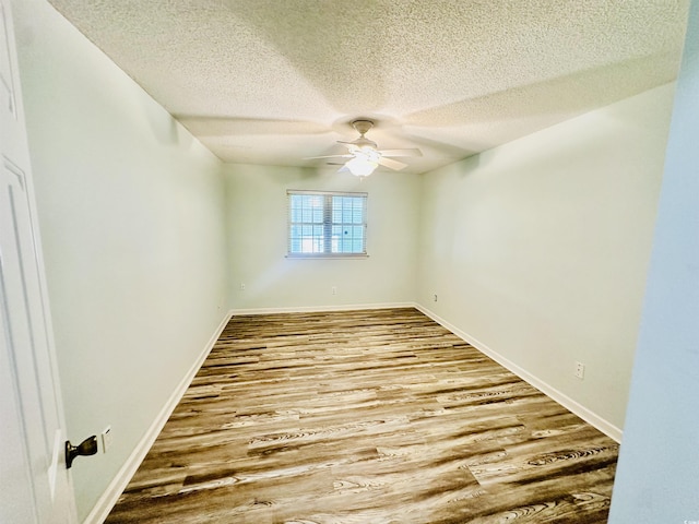 3978 Tybre Downs Cir Unit 3978, Little River, SC 29566 - unfurnished room with a ceiling fan, a textured ceiling, and wood finished floors