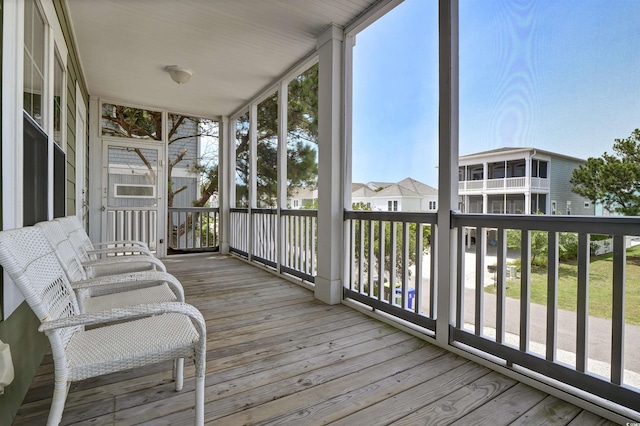 421 30th Ave S, Sunset Beach, NC 28468 - view of unfurnished sunroom