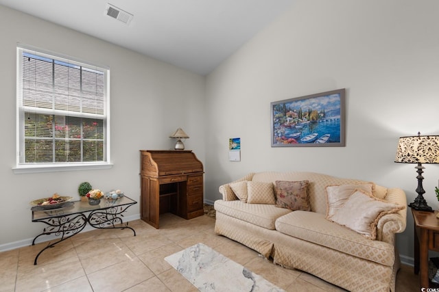 637 Grand Cypress Way, Murrells Inlet, SC 29576 - tiled living area with baseboards