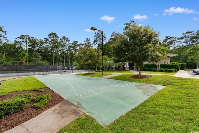 637 Grand Cypress Way, Murrells Inlet, SC 29576 - view of property's community with shuffleboard and view of wooded area