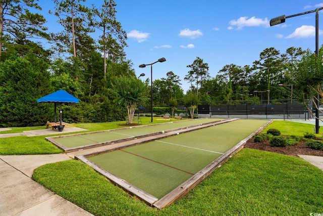 637 Grand Cypress Way, Murrells Inlet, SC 29576 - surrounding community with a bocce ball area and view of scattered trees