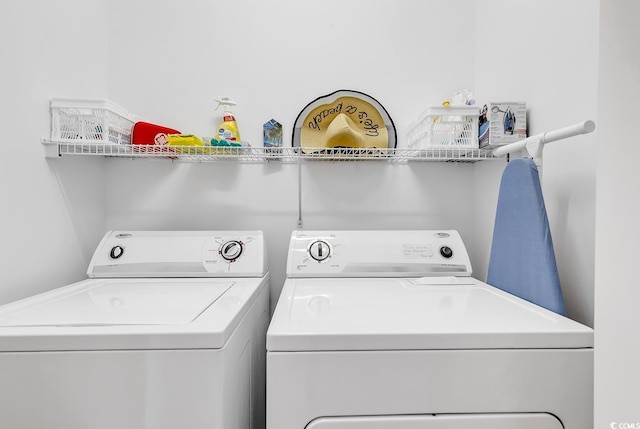 4821 Luster Leaf Cir Unit 202, Myrtle Beach, SC 29577 - laundry area featuring separate washer and dryer