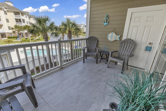 4821 Luster Leaf Cir Unit 202, Myrtle Beach, SC 29577 - balcony with view of pool area
