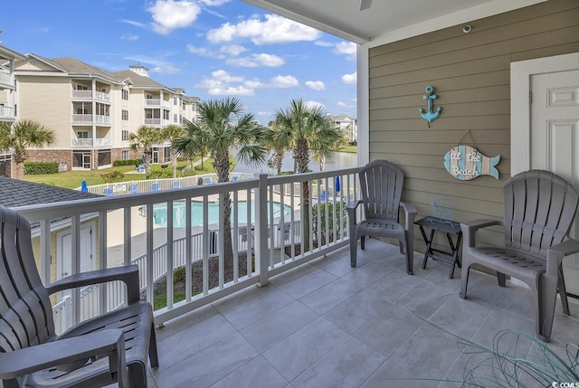 4821 Luster Leaf Cir Unit 202, Myrtle Beach, SC 29577 - balcony with view of pool