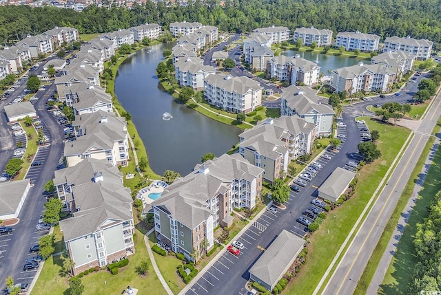 4821 Luster Leaf Cir Unit 202, Myrtle Beach, SC 29577 - aerial view of property's location with a large body of water and apartment complex / building