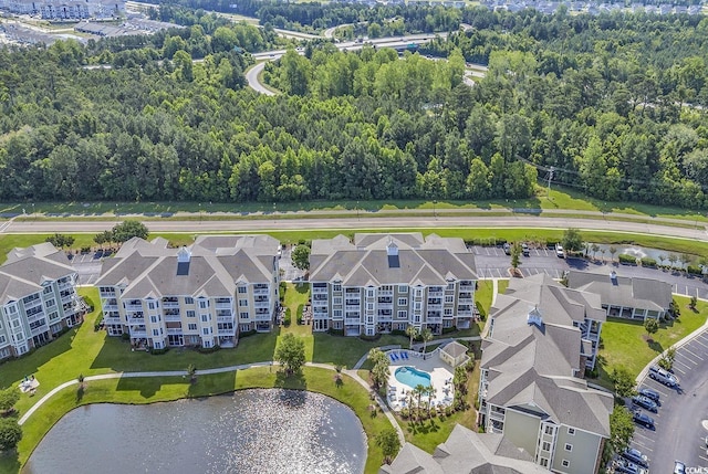 4821 Luster Leaf Cir Unit 202, Myrtle Beach, SC 29577 - bird's eye view of a large body of water and a pool area