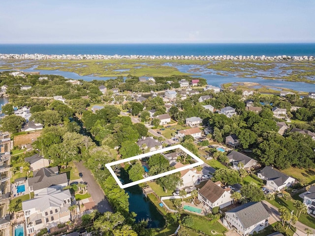 174 Edward Ave, Murrells Inlet, SC 29576 - view of property location featuring property boundaries highlighted and nearby suburban area