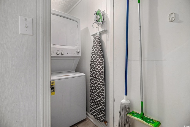 9501 Shore Dr Unit 135, Myrtle Beach, SC 29572 - laundry room with estacked washer and dryer
