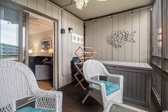 9501 Shore Dr Unit 135, Myrtle Beach, SC 29572 - sunroom featuring a ceiling fan and healthy amount of natural light