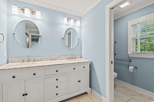 1032 Chelsey Cir, Conway, SC 29526 - full bathroom with crown molding and double vanity