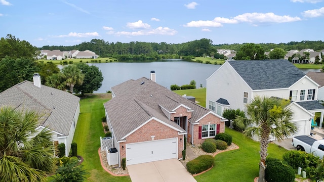 2210 Haystack Way, Myrtle Beach, SC 29579 - aerial view of property and surrounding area featuring a large body of water