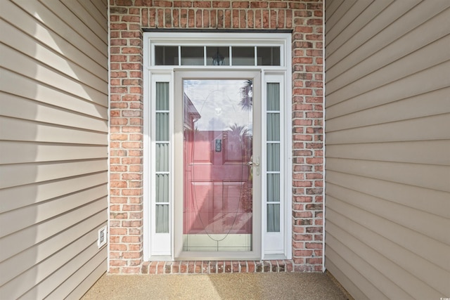 2210 Haystack Way, Myrtle Beach, SC 29579 - doorway to property featuring brick siding