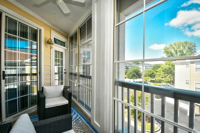 5650 Barefoot Resort Bridge Rd Unit 431, North Myrtle Beach, SC 29582 - balcony featuring ceiling fan