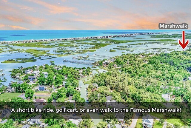 5 Tiara Ln, Murrells Inlet, SC 29576 - aerial view at dusk of a water view